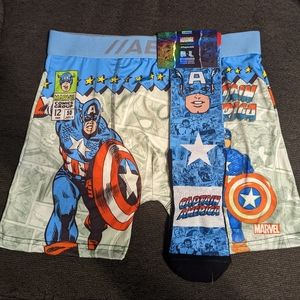 Marvel limited edition boxer briefs and crew socks set